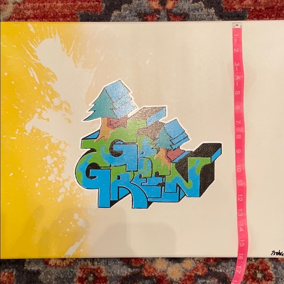Go green piece from atalented artist,not me - Picture 2 of 8